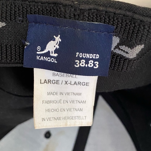 Kangol Classic Wool Flexfit Black Cap L/XL - Picture 12 of 13